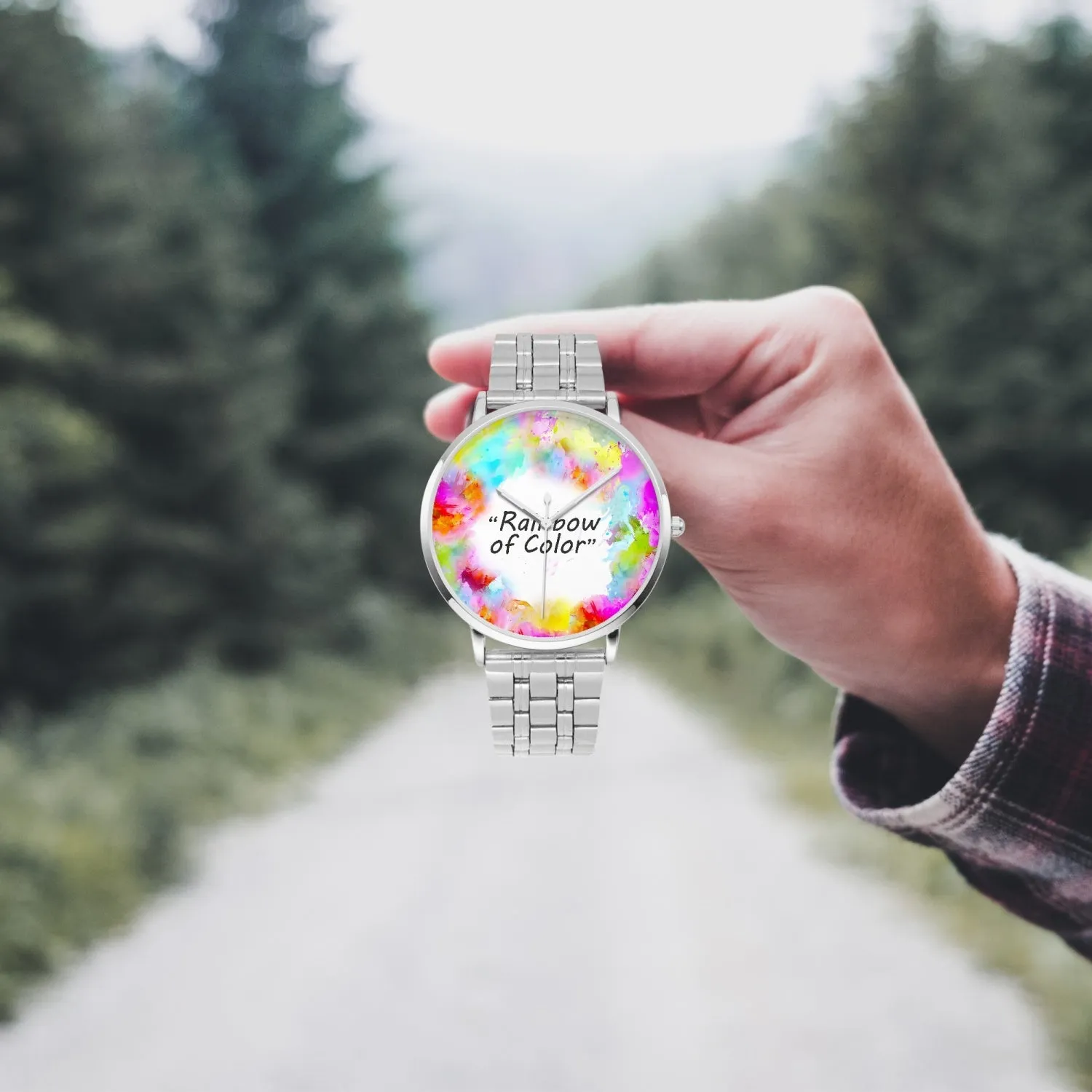 Rainbow of Color Background Sample