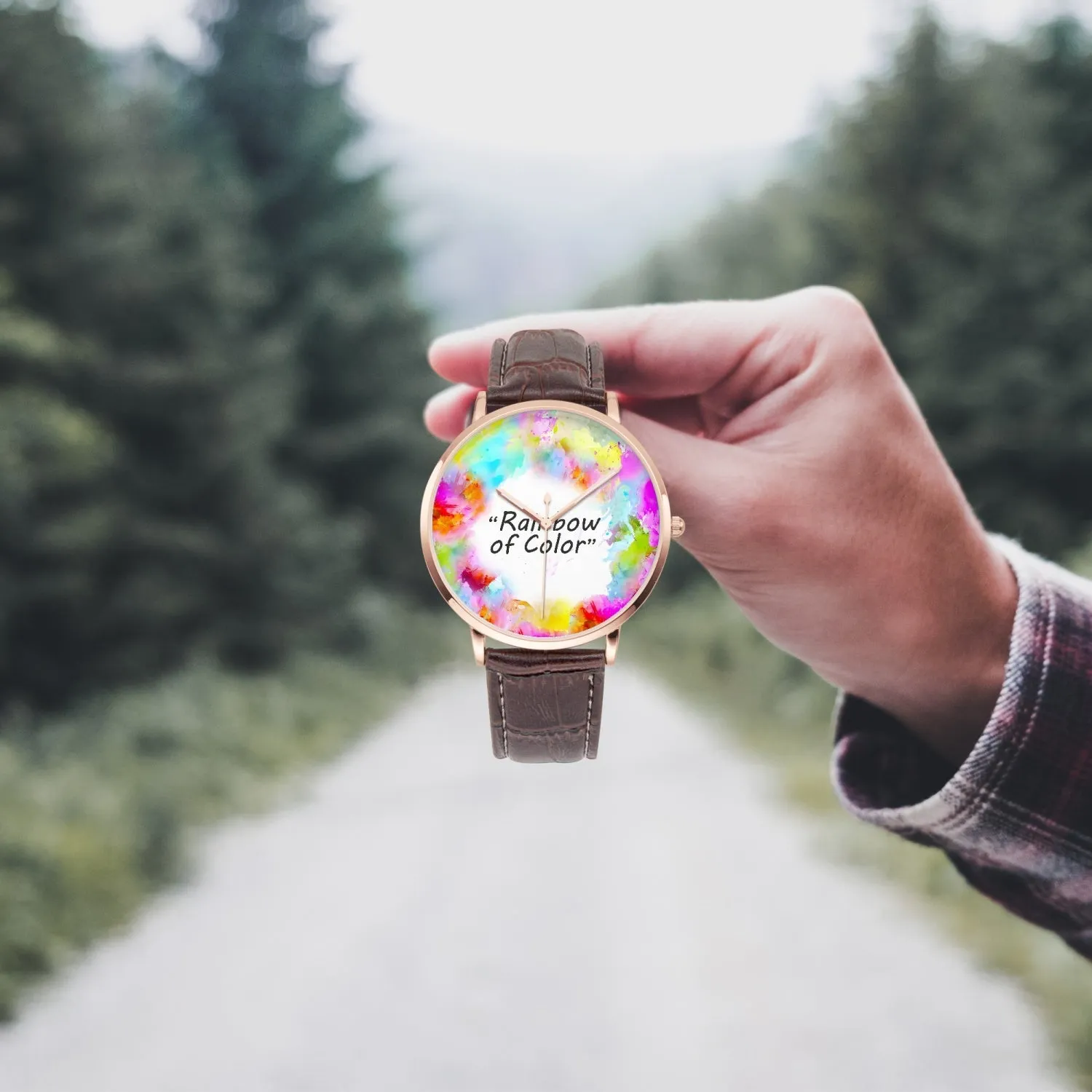 Rainbow of Color Background Sample