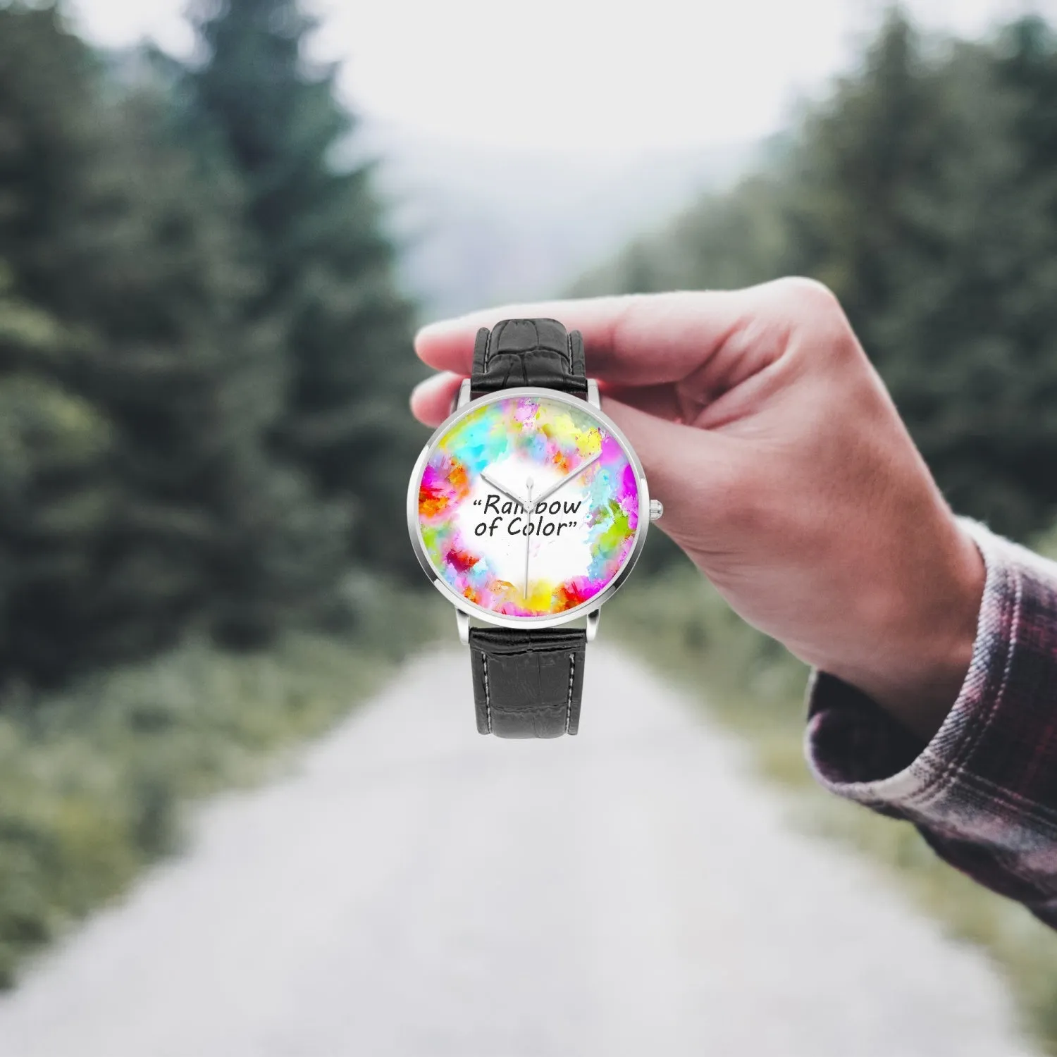 Rainbow of Color Background Sample