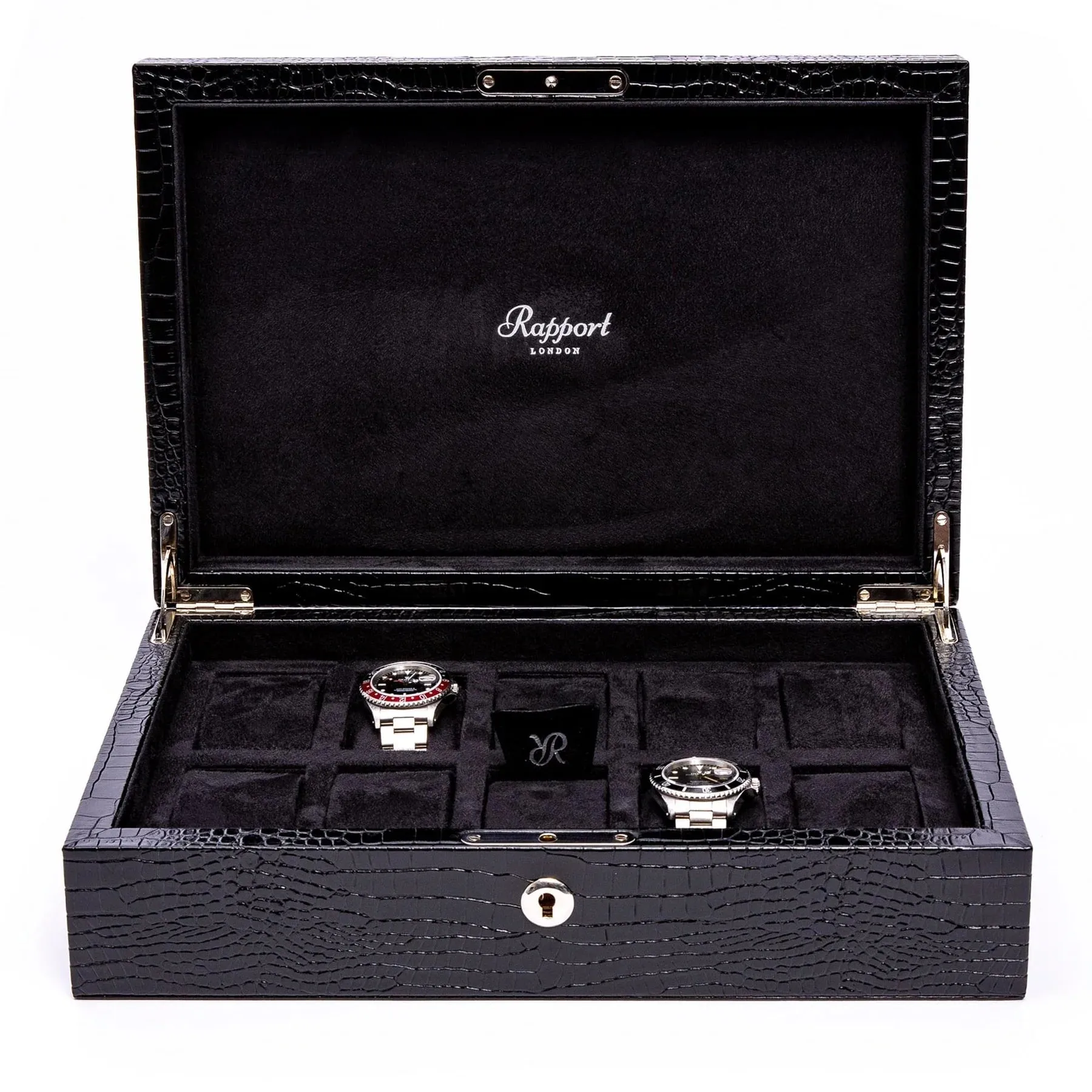 Rapport Brompton Ten Watch Box - Black