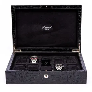 Rapport Brompton Ten Watch Box - Black