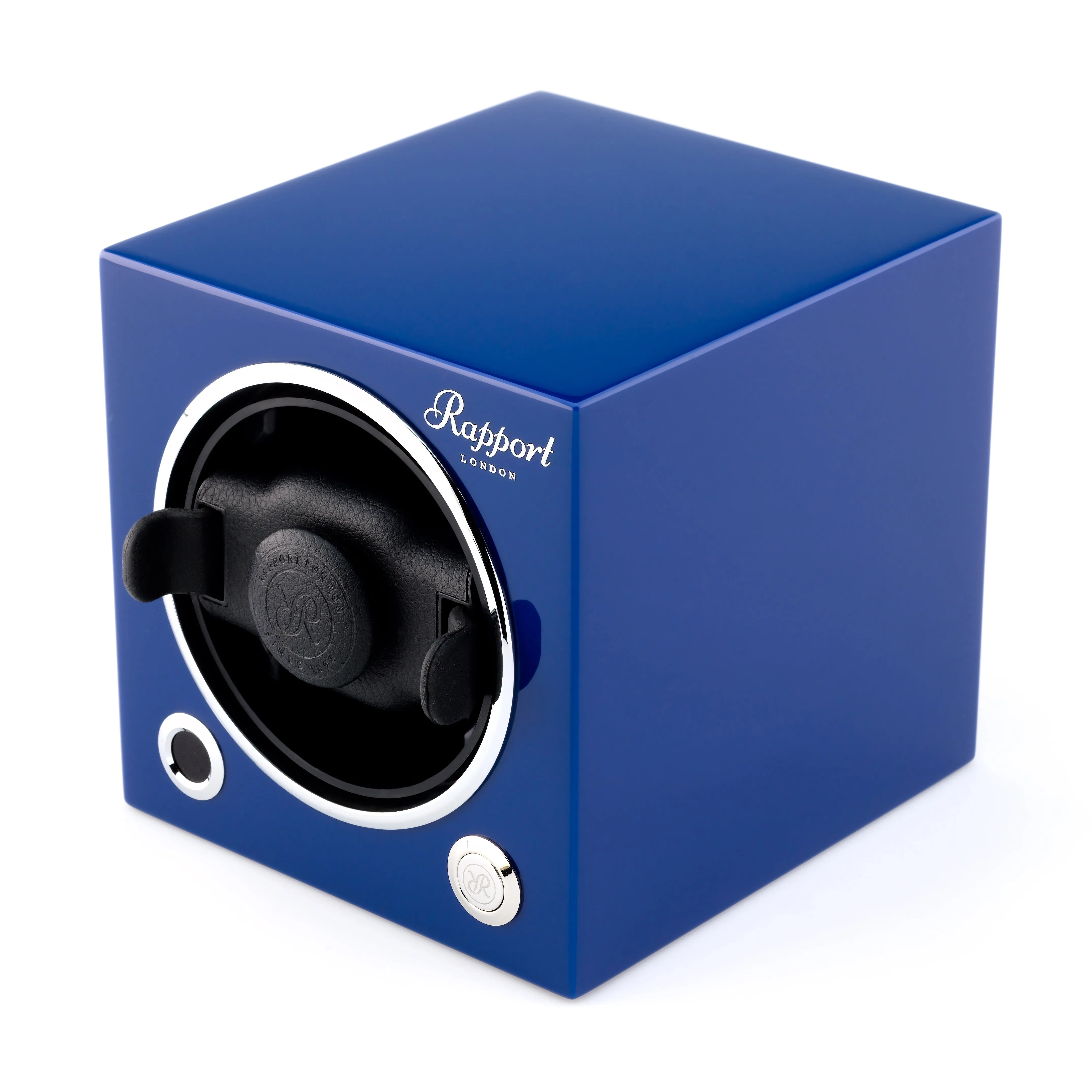 Rapport Evo Cube Single Watch Winder - Admiral Blue