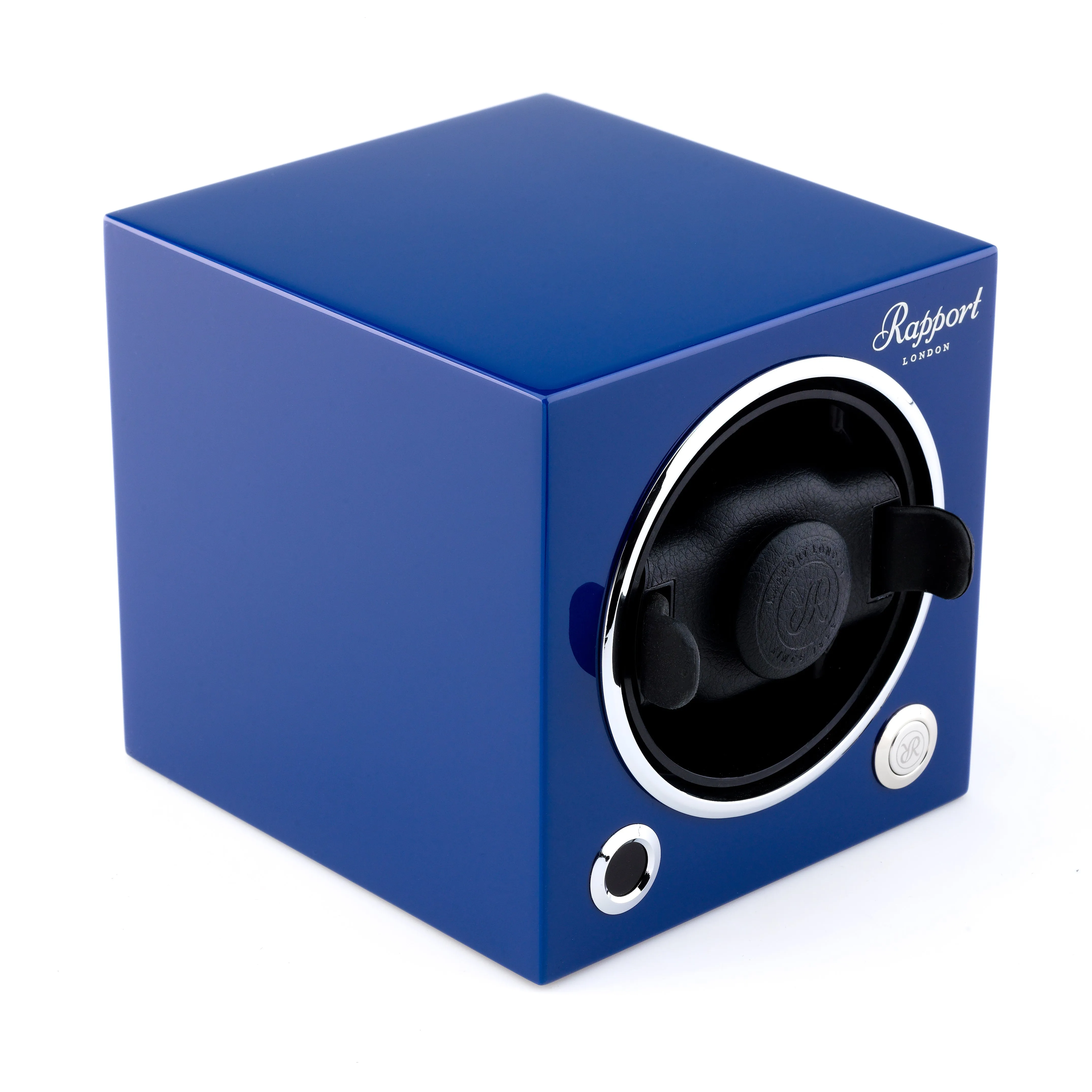 Rapport Evo Cube Single Watch Winder - Admiral Blue