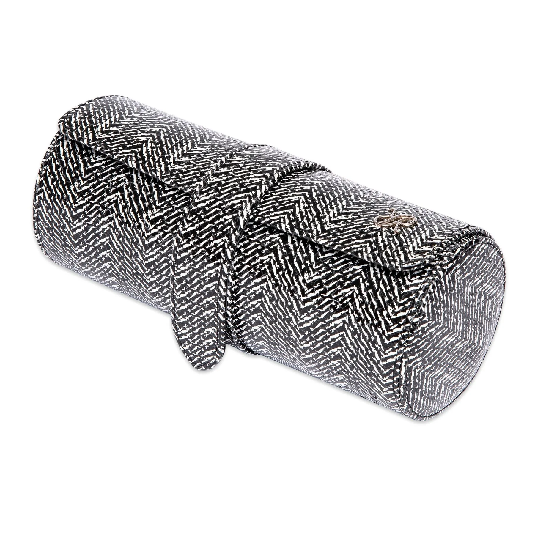 Rapport - Marlow Triple Watch Roll in Black Herringbone | D147