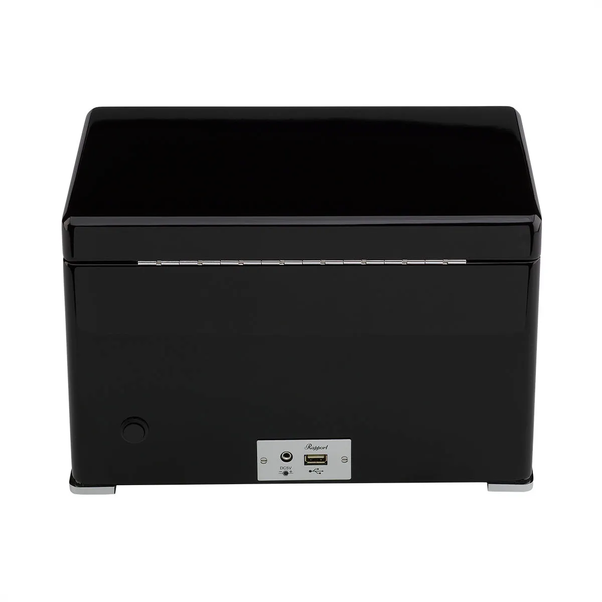 Rapport Perpetua III Double Watch Winder - Black