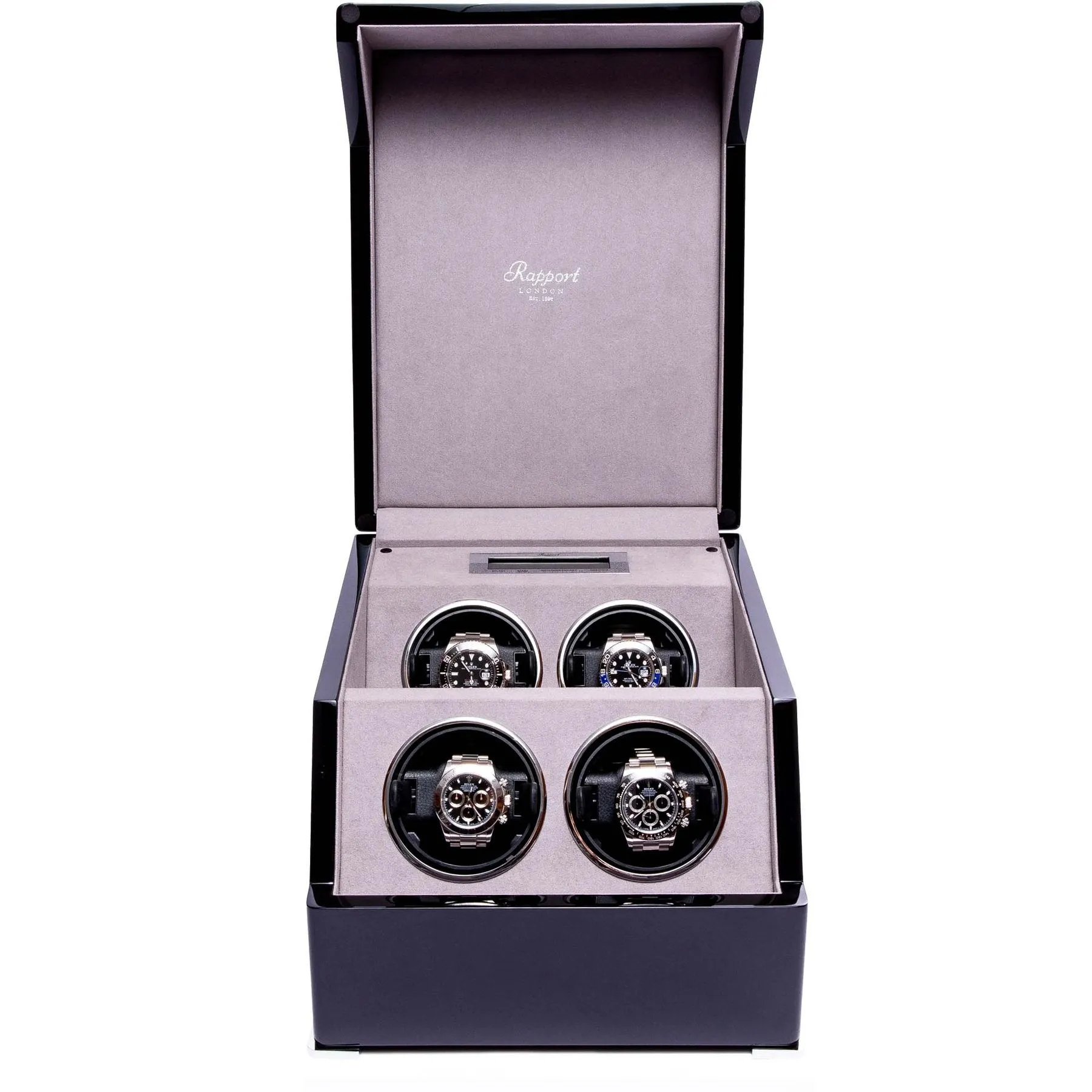 Rapport Perpetua III Quad Watch Winder - Black