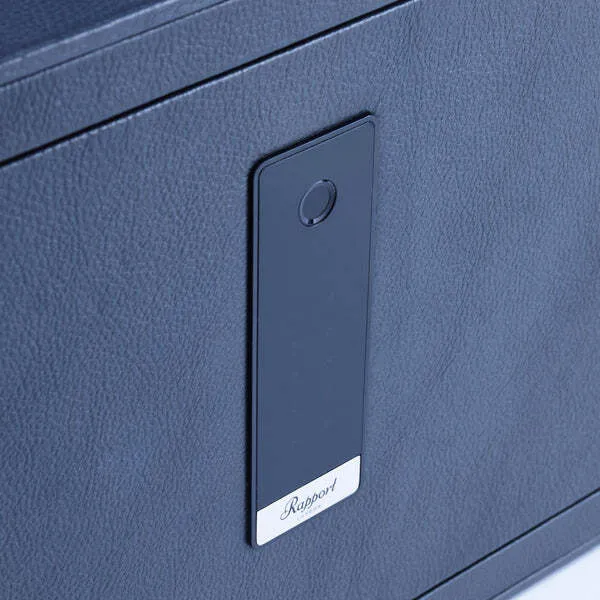 Rapport - Savoy Watch Winder Safe in Grey Leather | W650