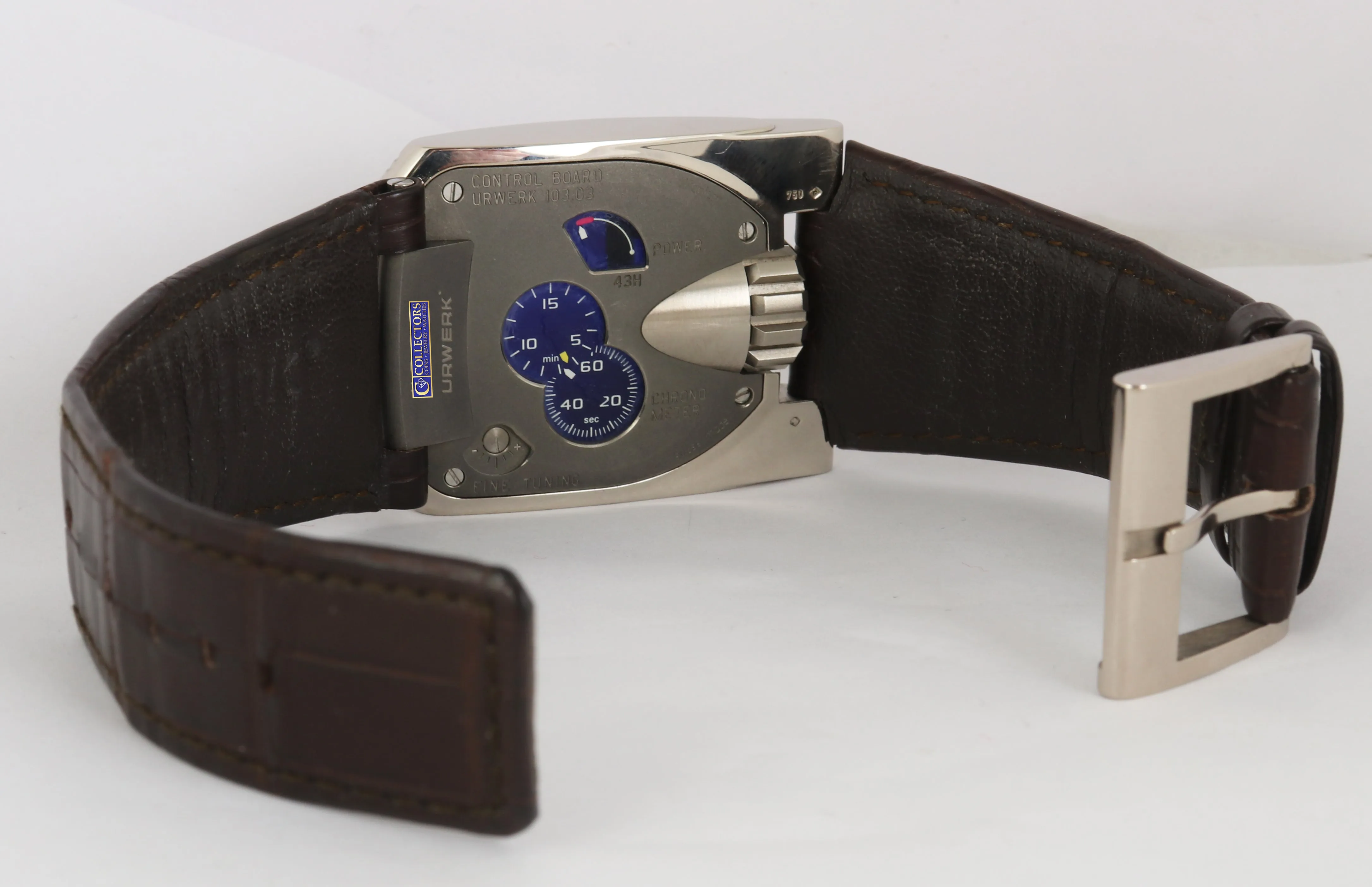 RARE Urwerk 103.03 TARGA 18K White Gold Mechanical Black Unpolished Men's Watch