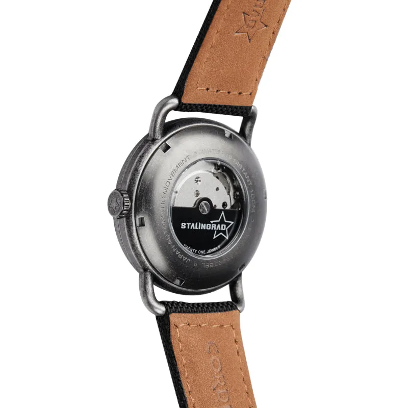 Rodim. Black Sandwich Dial. Black Cordura Strap. SG-2800-04