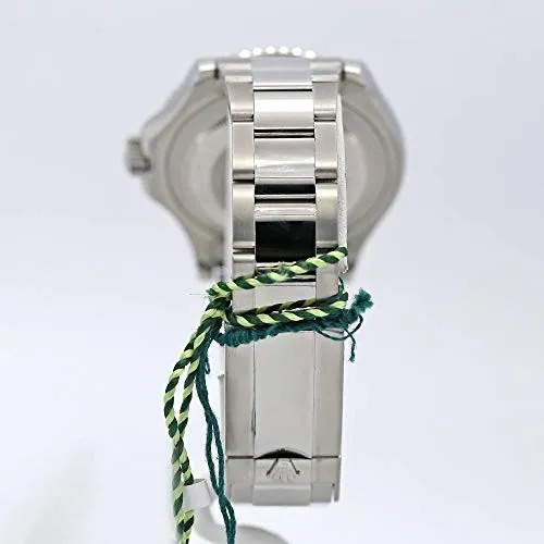 Rolex 16622 Oyster Perpetual Yacht-Master Steel with Platinum Mens Watch Silver Dial Oyster Perpetual Calendar Sapphire Crystal Serial Number Certified