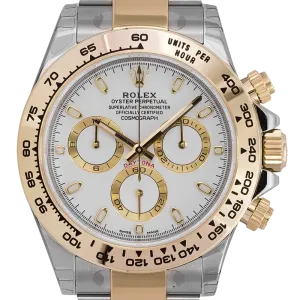 Rolex Cosmograph Daytona Bimetal Steel & Yellow Gold White Dial 116503