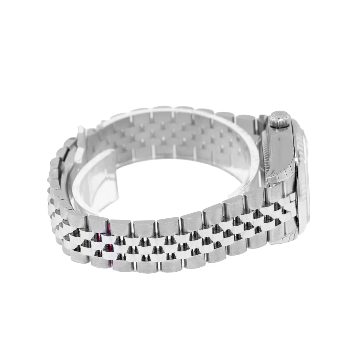 Rolex Datejust 28mm White Gold & Steel Pink Index Dial & Fluted Bezel 279174