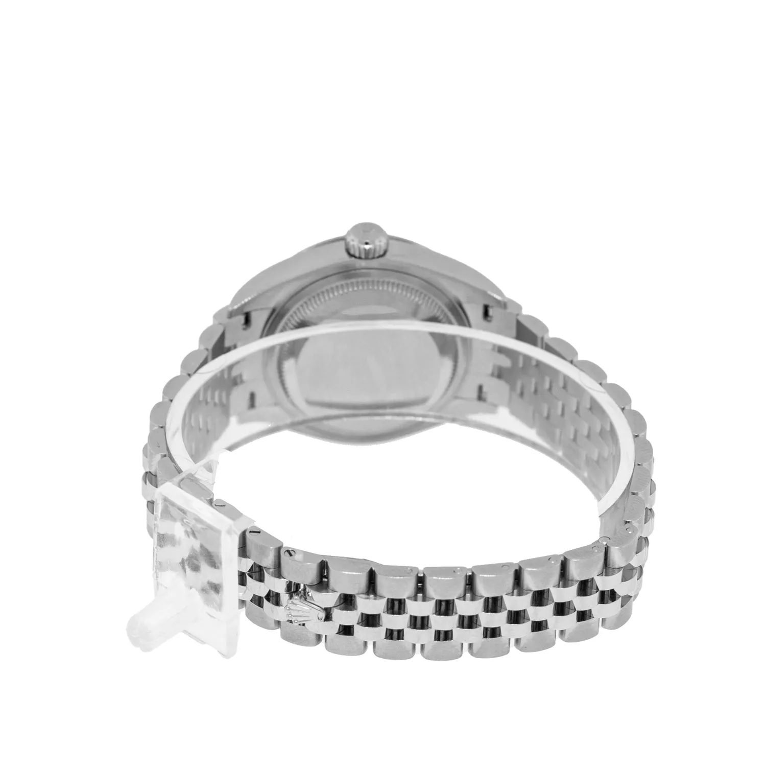 Rolex Datejust 28mm White Gold & Steel Silver Roman Dial & Fluted Bezel 279174