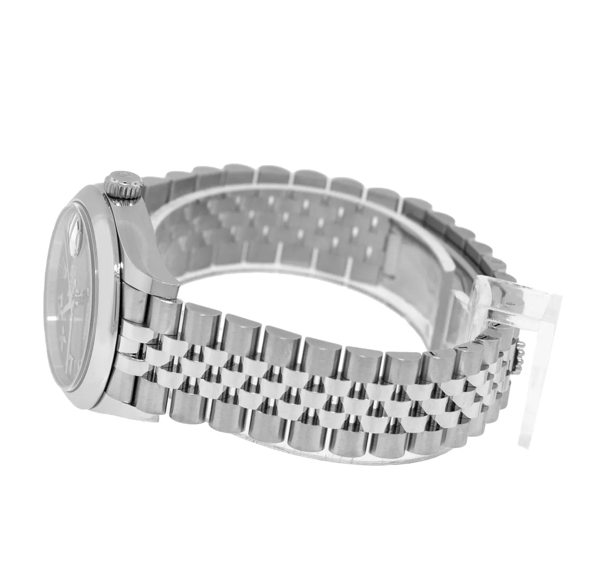 Rolex Datejust 31mm Stainless Steel Grey Sunray Roman Dial & Smooth Bezel 278240