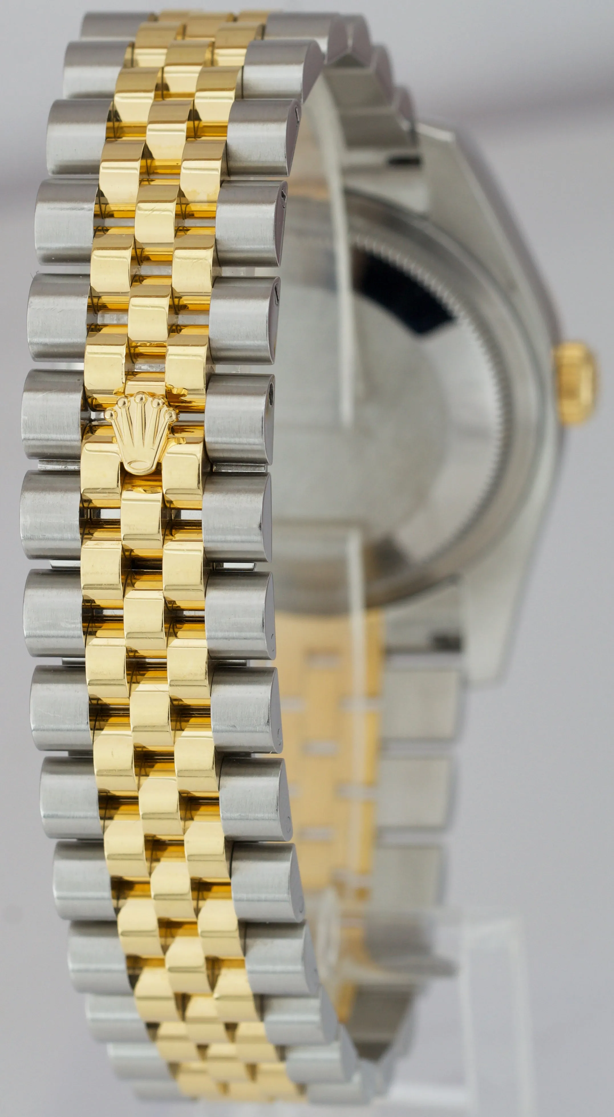 Rolex DateJust 36mm Stainless 18K Gold FACTORY DIAMOND Jubilee Watch 116243 BP