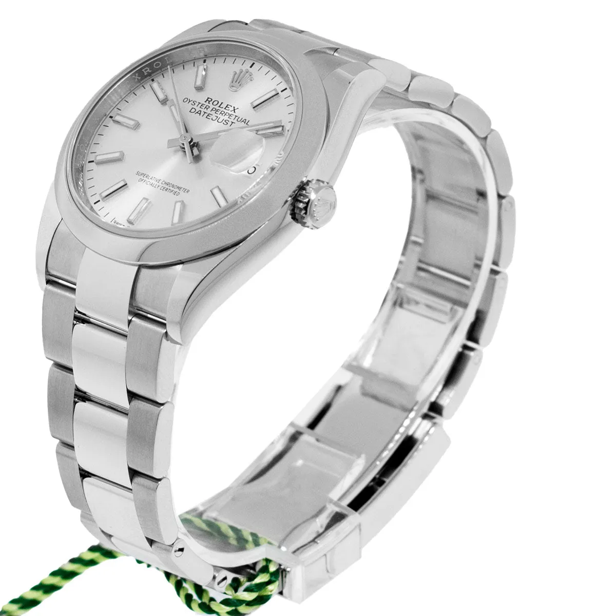 Rolex Datejust 36mm Stainless Steel Silver Index Dial & Smooth Bezel 126200