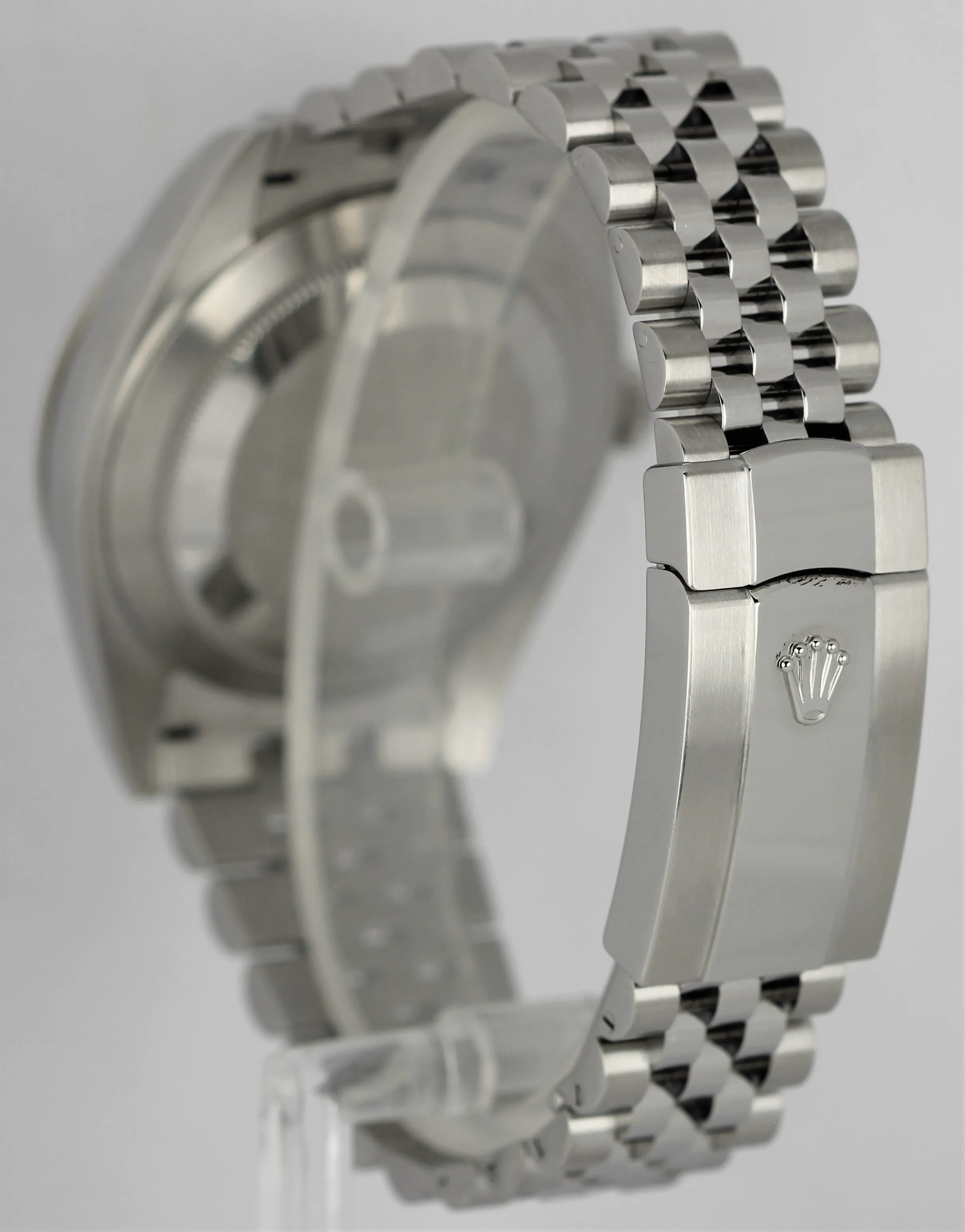 Rolex DateJust 41 Fluted 18k White Gold DIA Rhodium 41mm Jubilee 126334 Watch