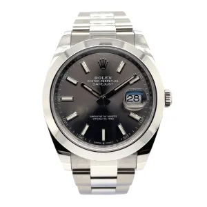 Rolex Datejust 41mm Slate Grey 126300 - Pre-owned
