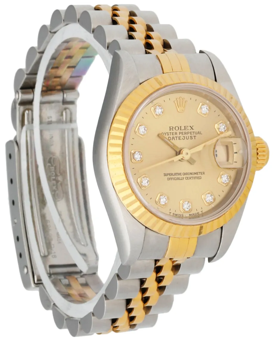 Rolex Datejust 69173 Diamond Dial Ladies Watch