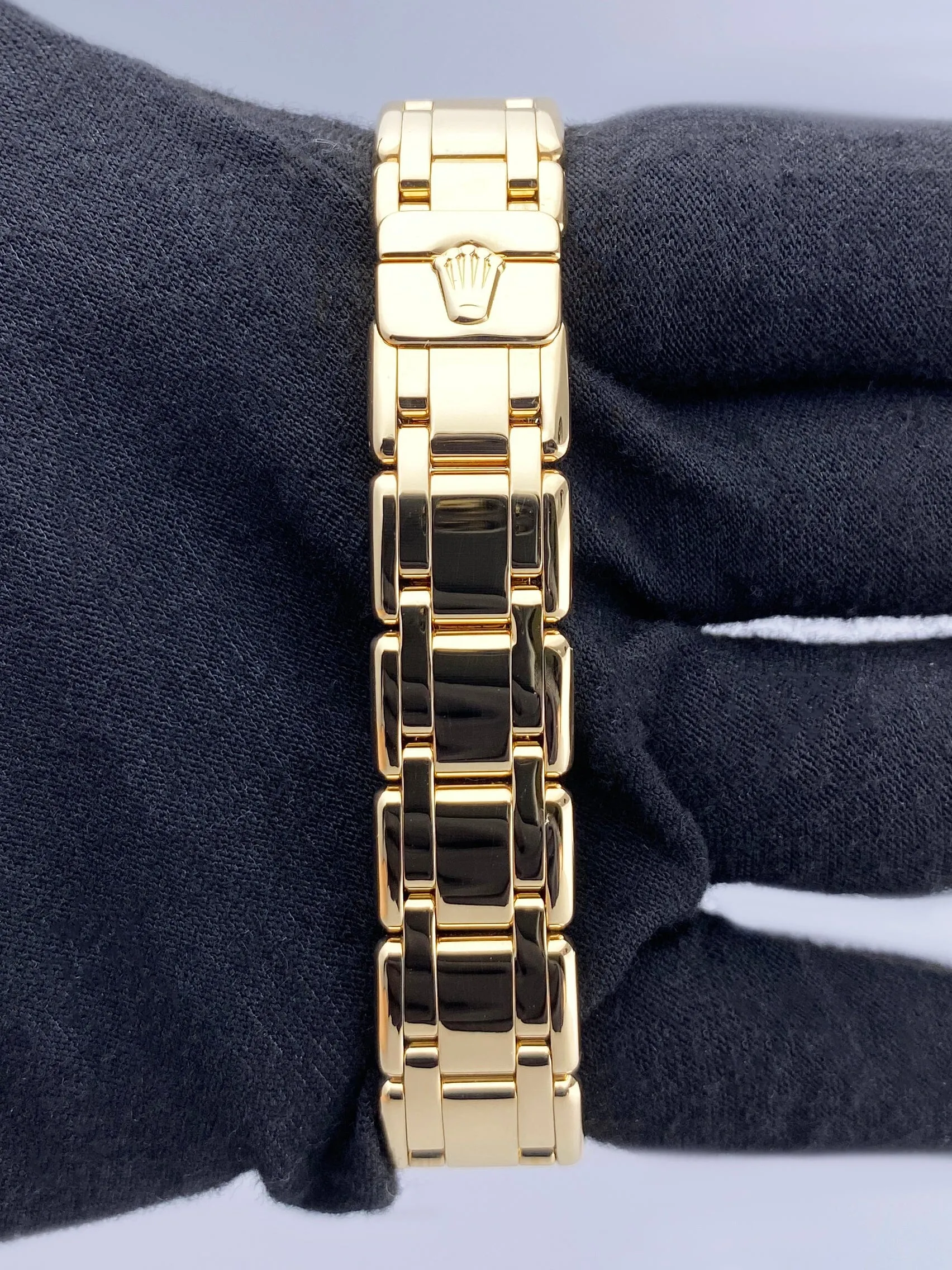Rolex Datejust 69318 White Dial Yellow Gold Ladies Watch Box Papers