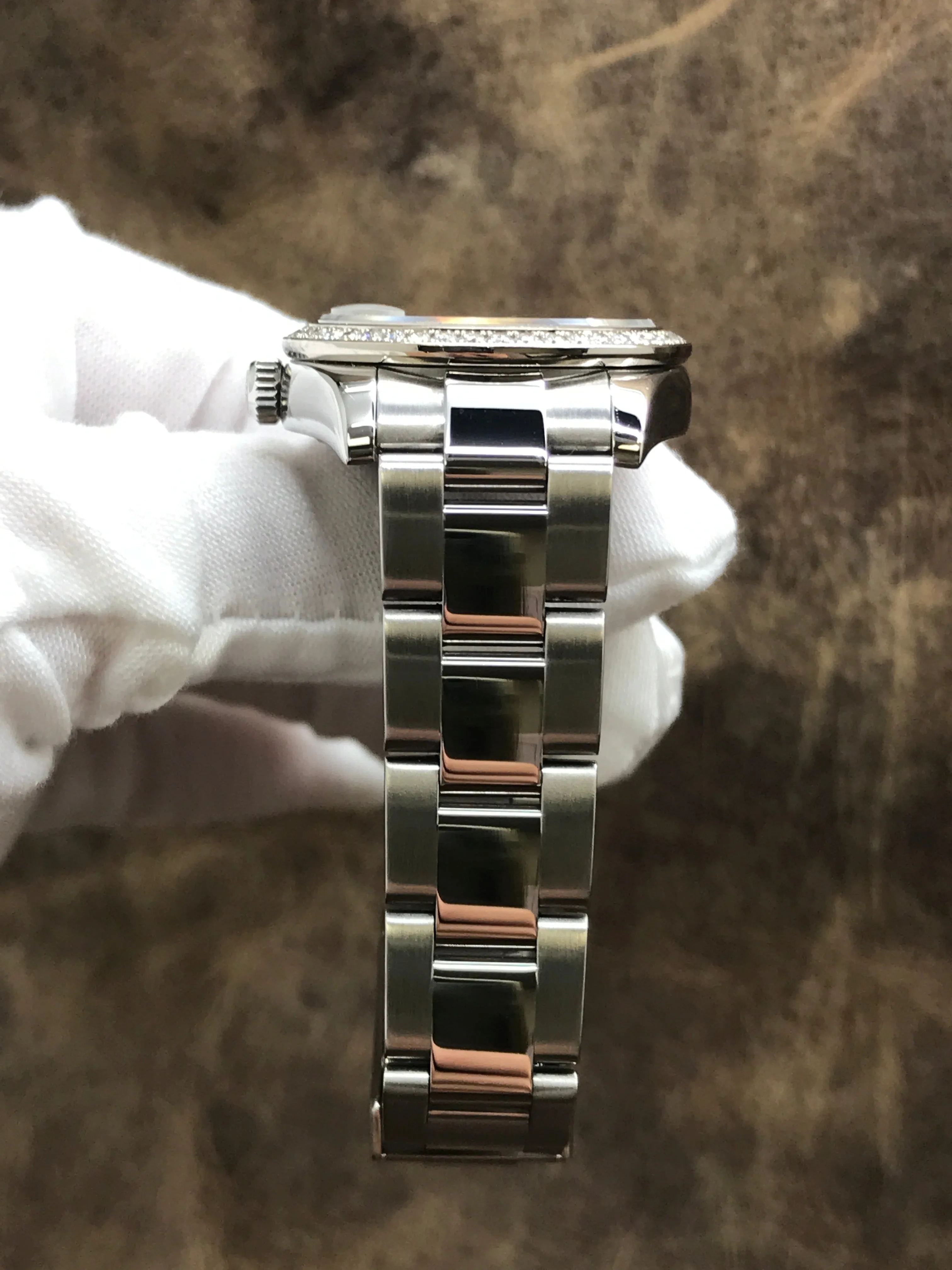 Rolex Datejust Lady 31 178384 Bronze Roman Diamond Dial Automatic Women's Watch