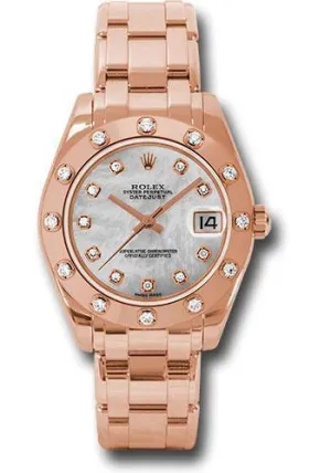Rolex Datejust Pearlmaster 34mm Watch: 81315 md