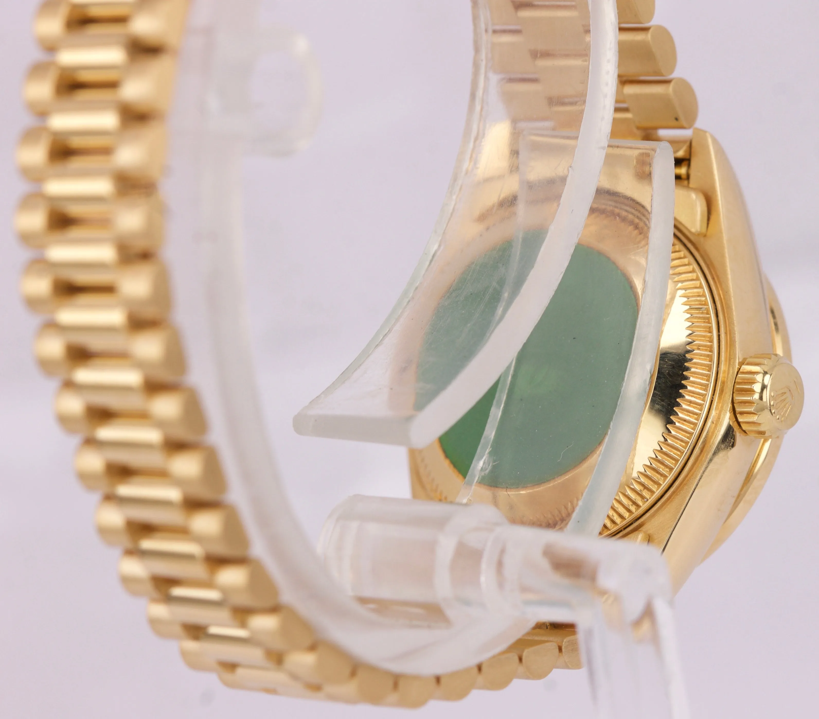 Rolex DateJust President 'Crown Collection' 26mm Diamond Yellow Gold Watch 69138