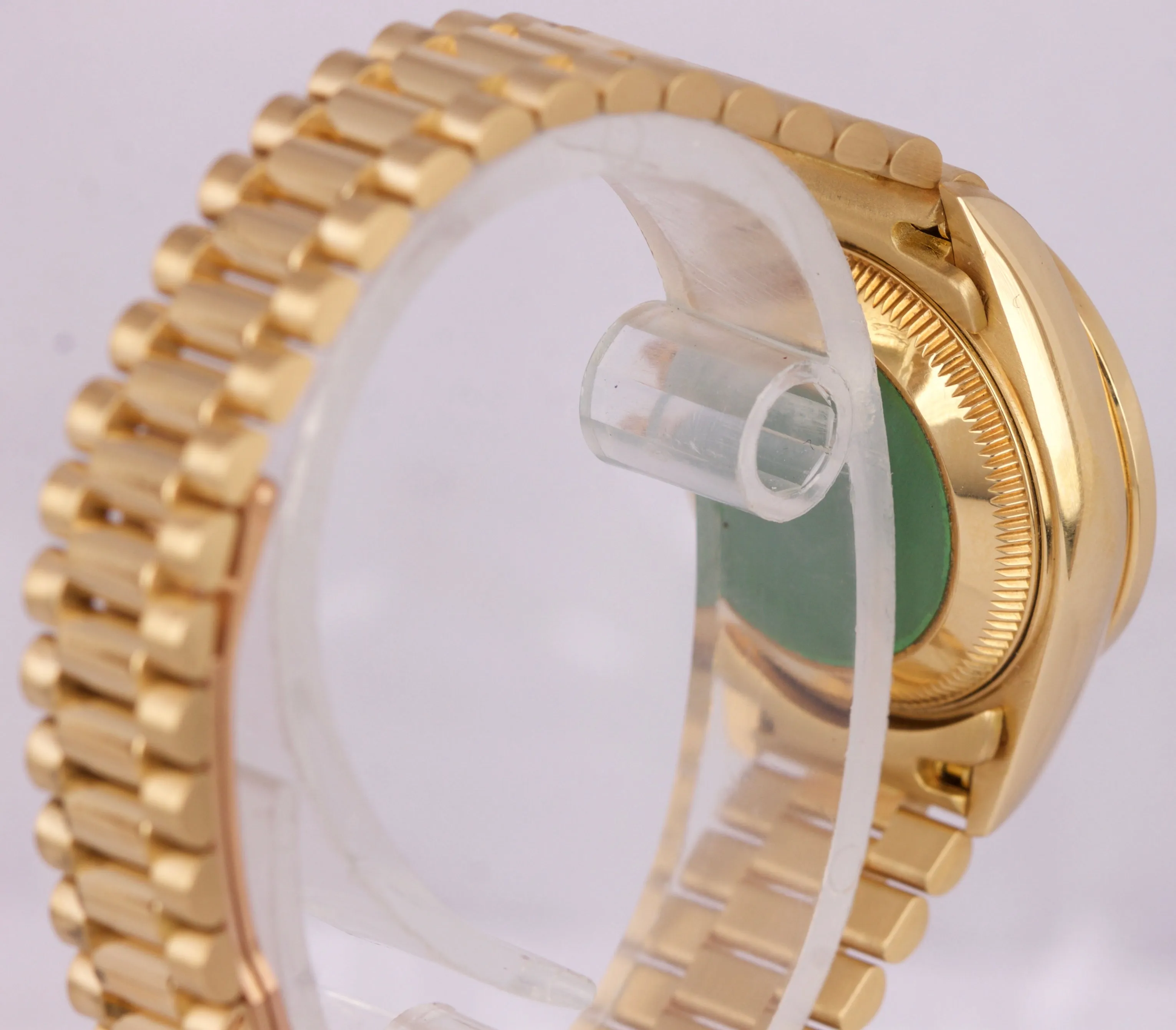 Rolex DateJust President 'Crown Collection' 26mm Diamond Yellow Gold Watch 69138