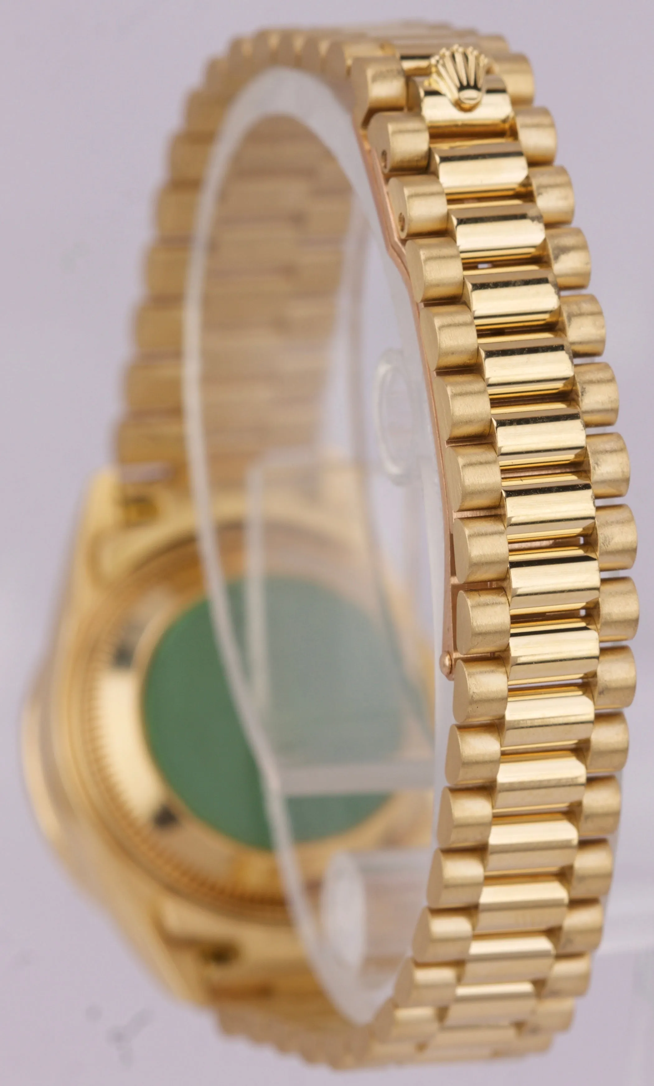 Rolex DateJust President 'Crown Collection' 26mm Diamond Yellow Gold Watch 69138