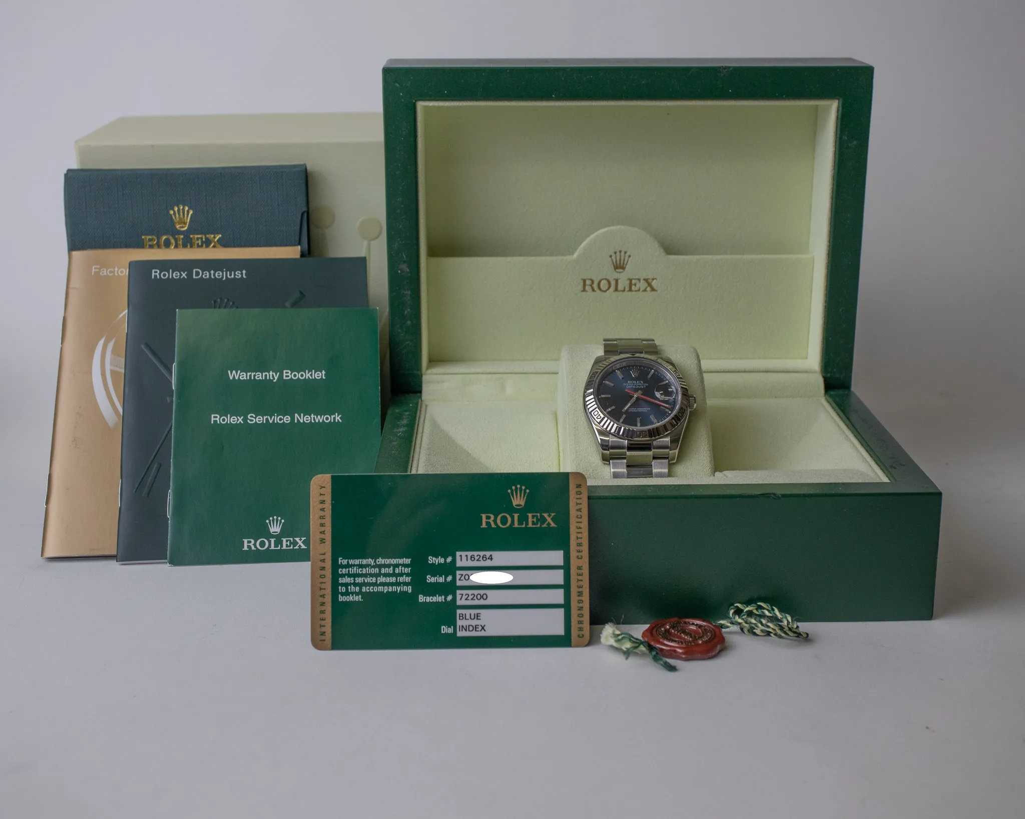 Rolex Datejust Turn-O-Graph "Thunderbird" 116264