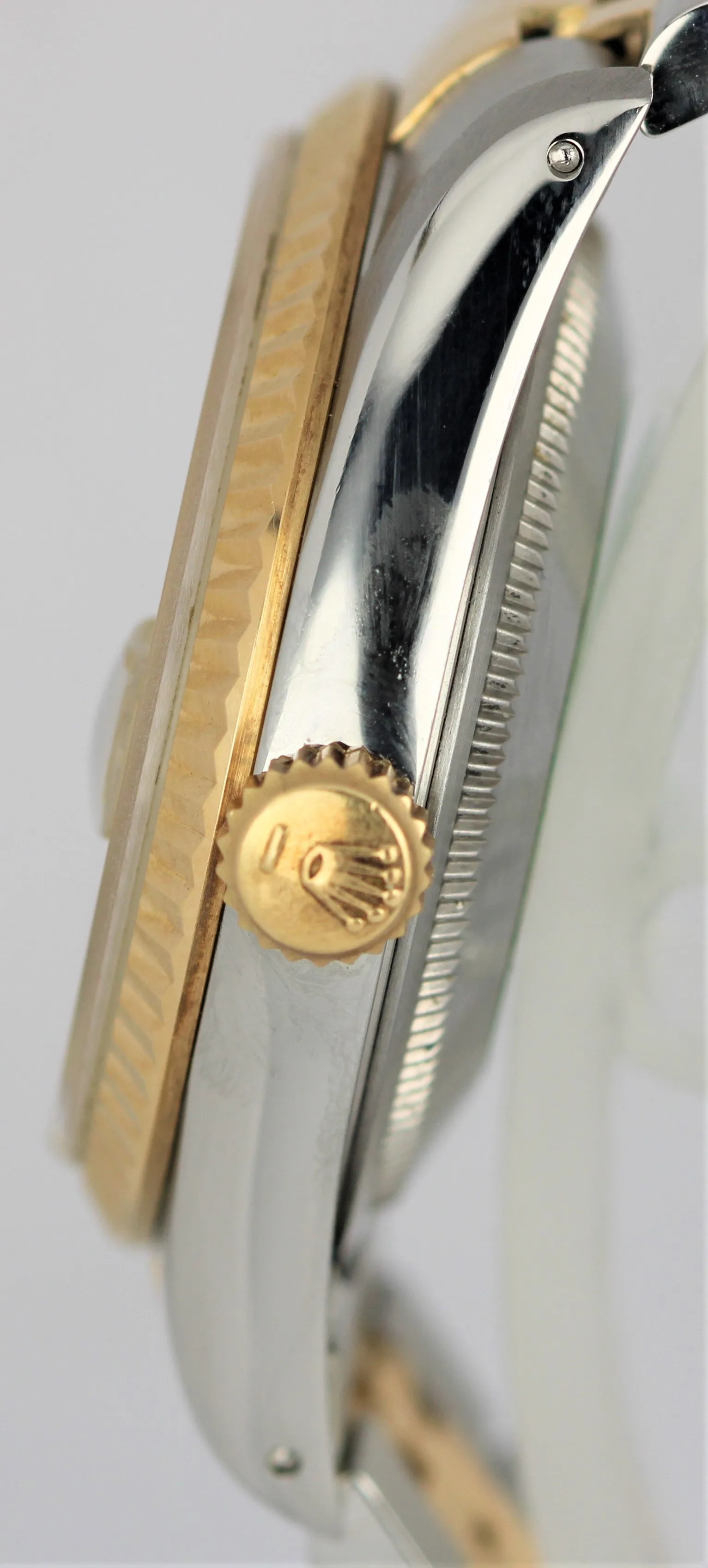 Rolex DateJust Two-Tone 18k Yellow Gold Stainless Champagne 36mm 16233 Watch
