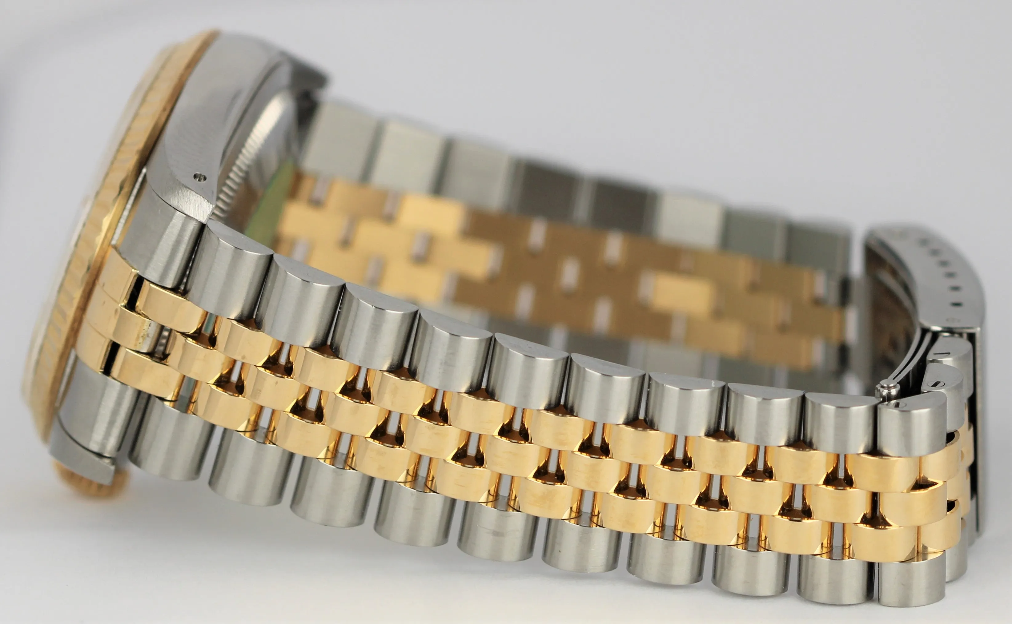Rolex DateJust Two-Tone 18k Yellow Gold Stainless Champagne 36mm 16233 Watch