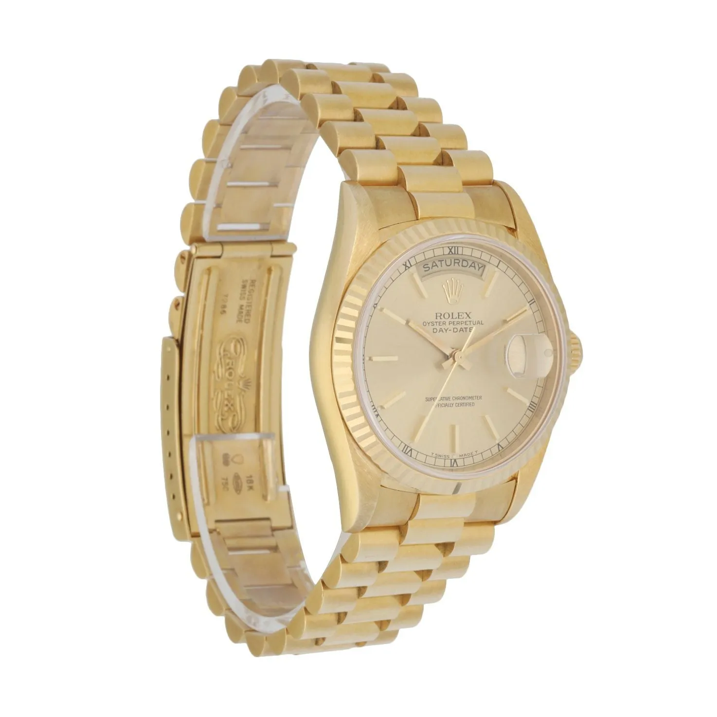 Rolex Day-Date President 18238 Men's Watch Box & Papers