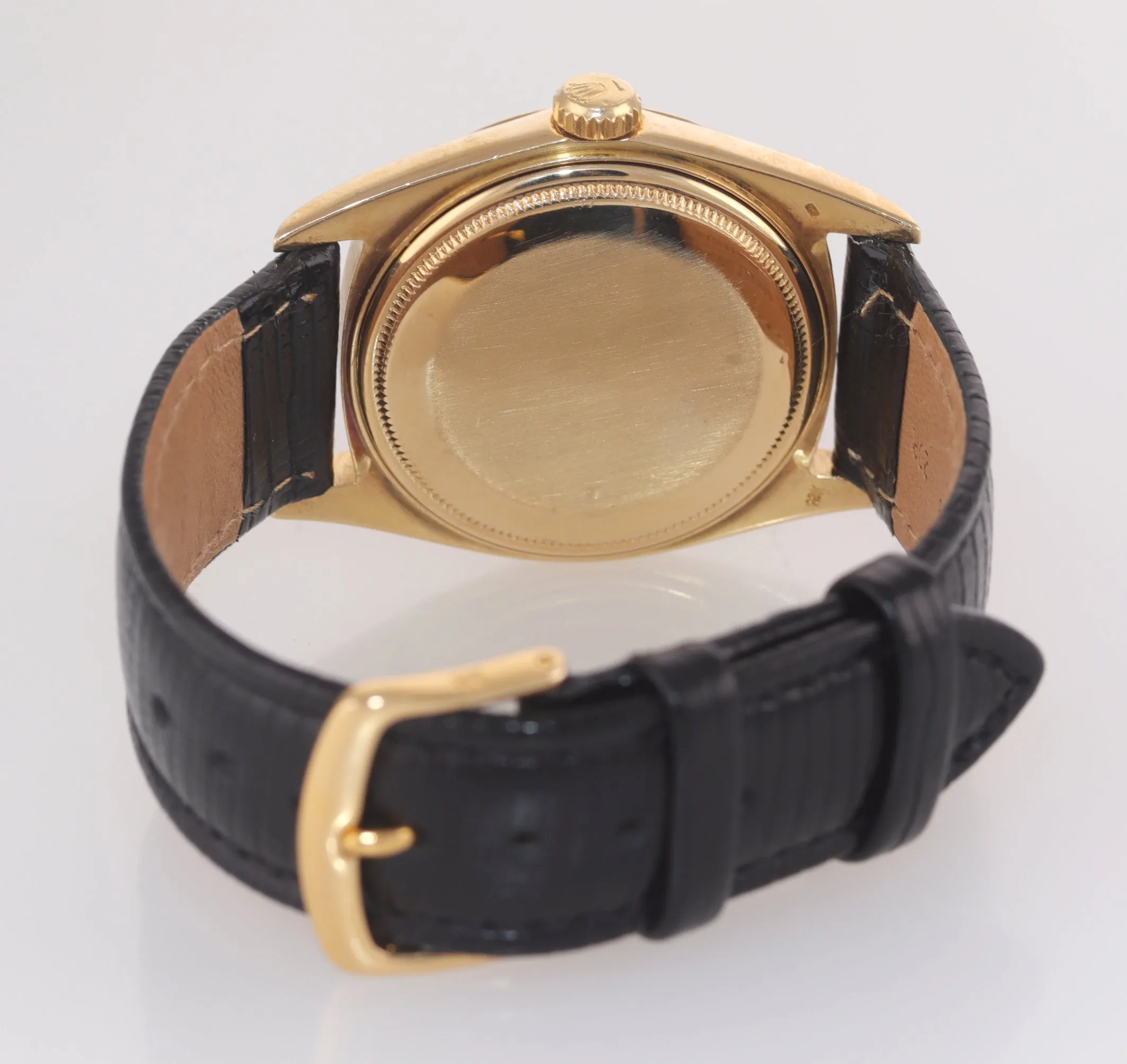 Rolex Day-Date President Champagne 36mm 1803 18K Yellow Gold Leather Watch