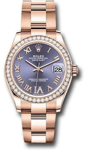 Rolex Everose Gold Datejust 31 Watch 278285RBR aubdr6o