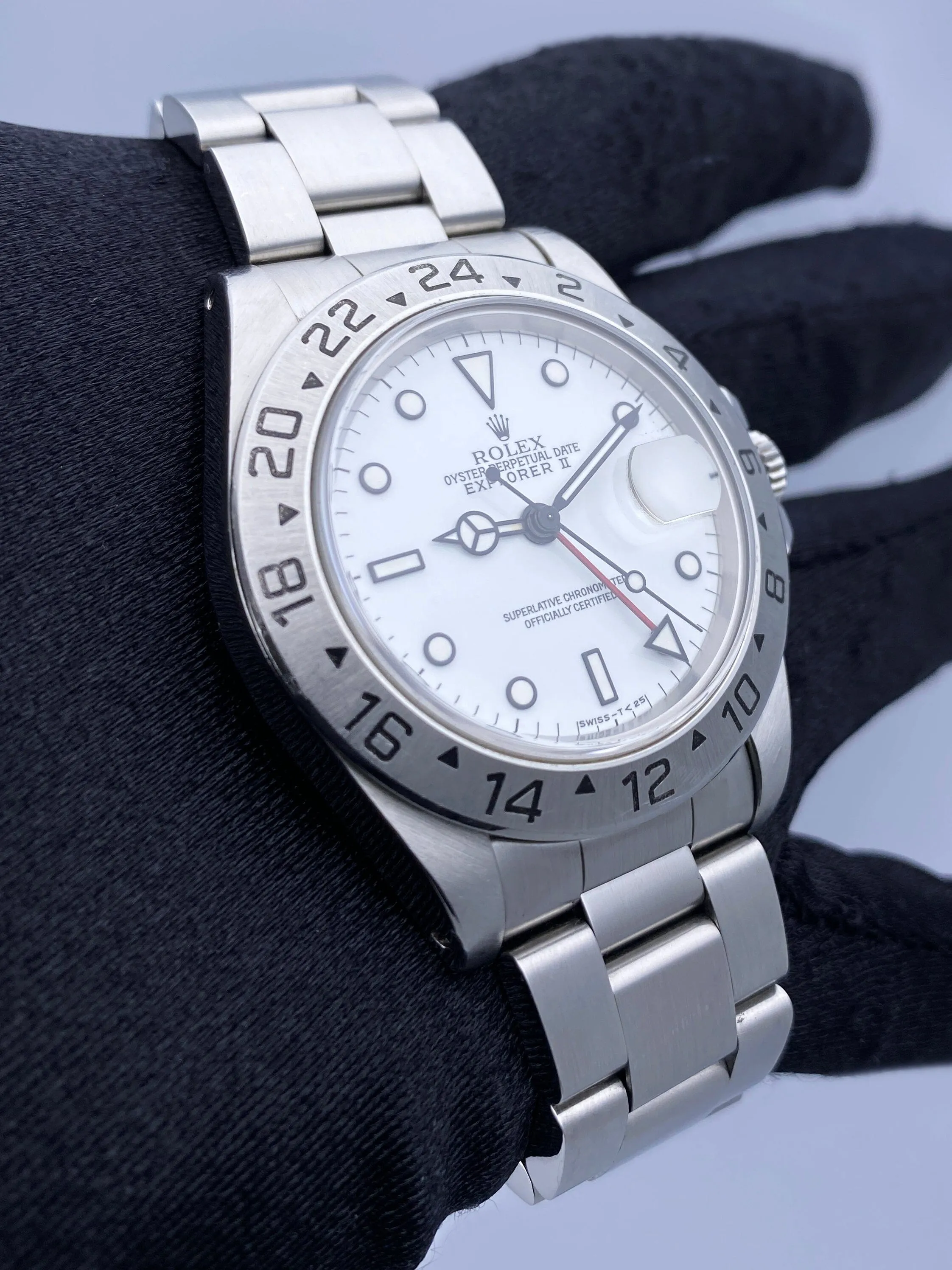 Rolex Explorer II 16570 White Dial Mens Watch
