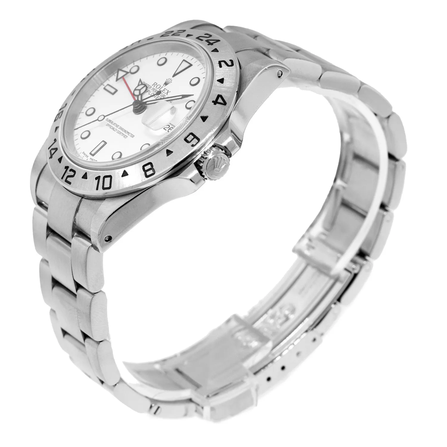 Rolex Explorer II "Polar" 40mm Stainless Steel White Dial & Steel Bezel 16570W
