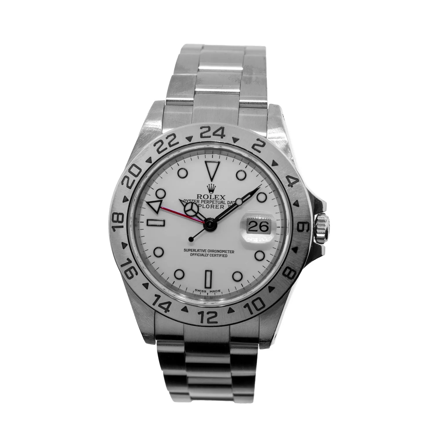 Rolex Explorer II "Polar" 40mm Stainless Steel White Dial & Steel Bezel 16570W