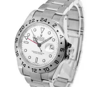 Rolex Explorer II "Polar" 40mm Stainless Steel White Dial & Steel Bezel 16570W