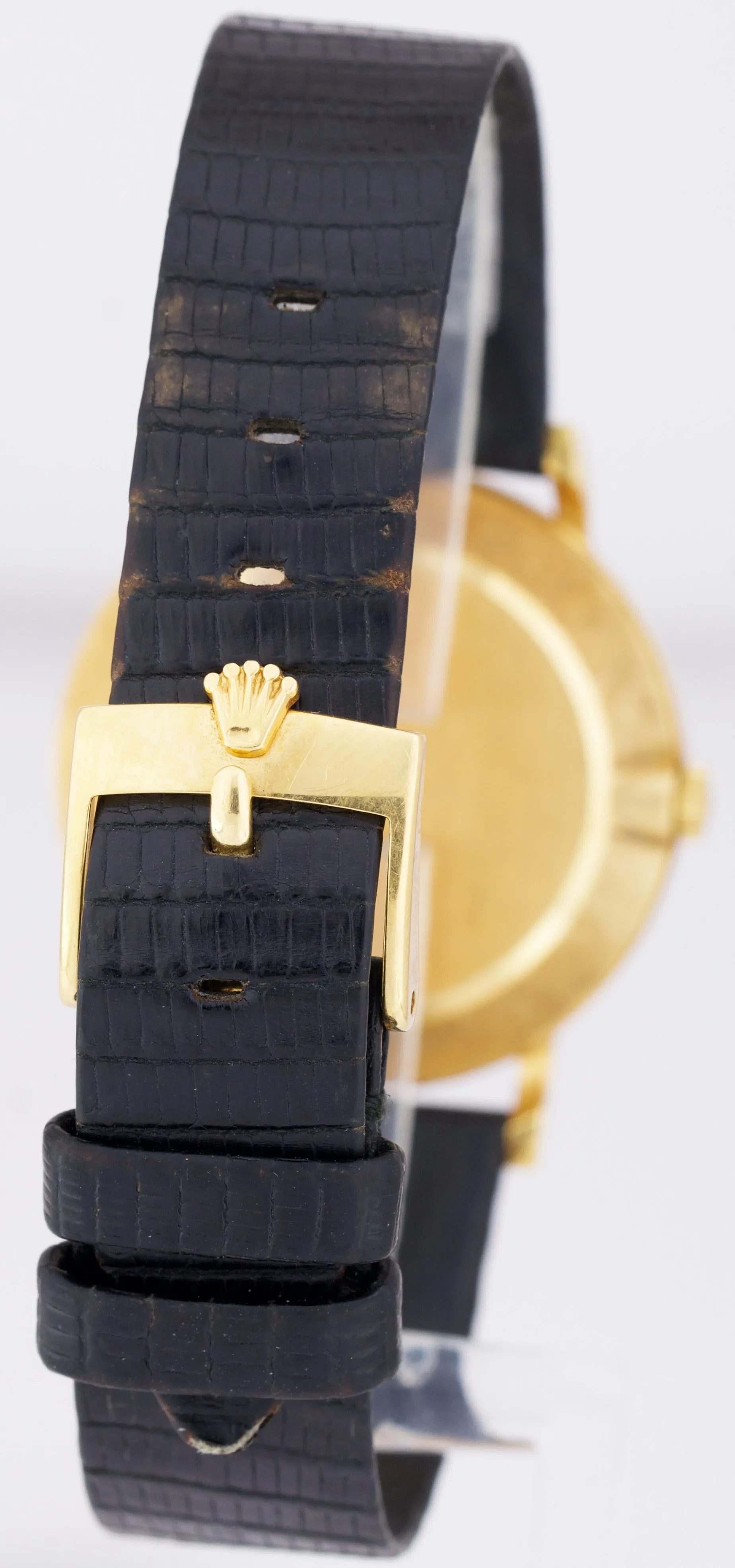 Rolex Geneve Cellini Classic 32mm White Ivory Jubilee 18K Yellow Gold Watch 5112