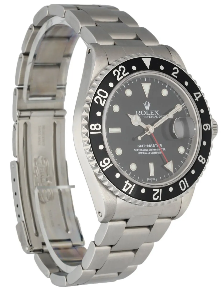 Rolex GMT Master 16700 'Swiss' Dial Men's Watch Box & papers