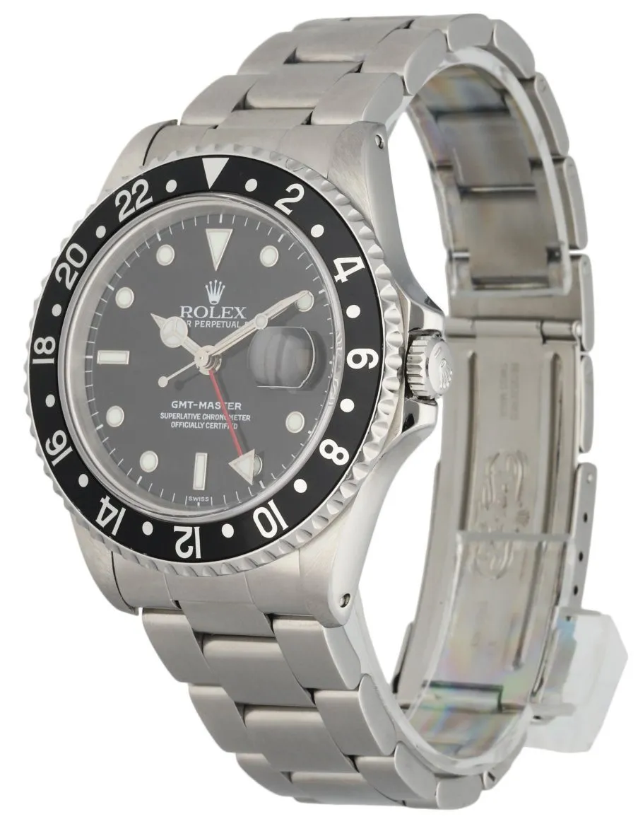 Rolex GMT Master 16700 'Swiss' Dial Men's Watch Box & papers