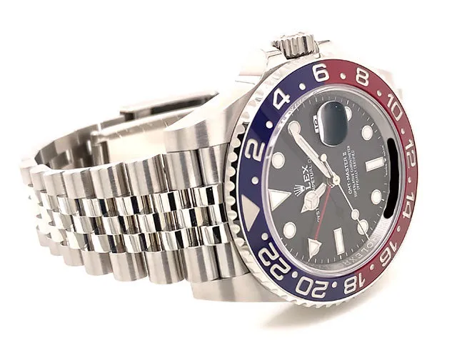 Rolex GMT-Master II 126710BLRO Pepsi Stainless Steel 40mm Watch, Unworn Full Set