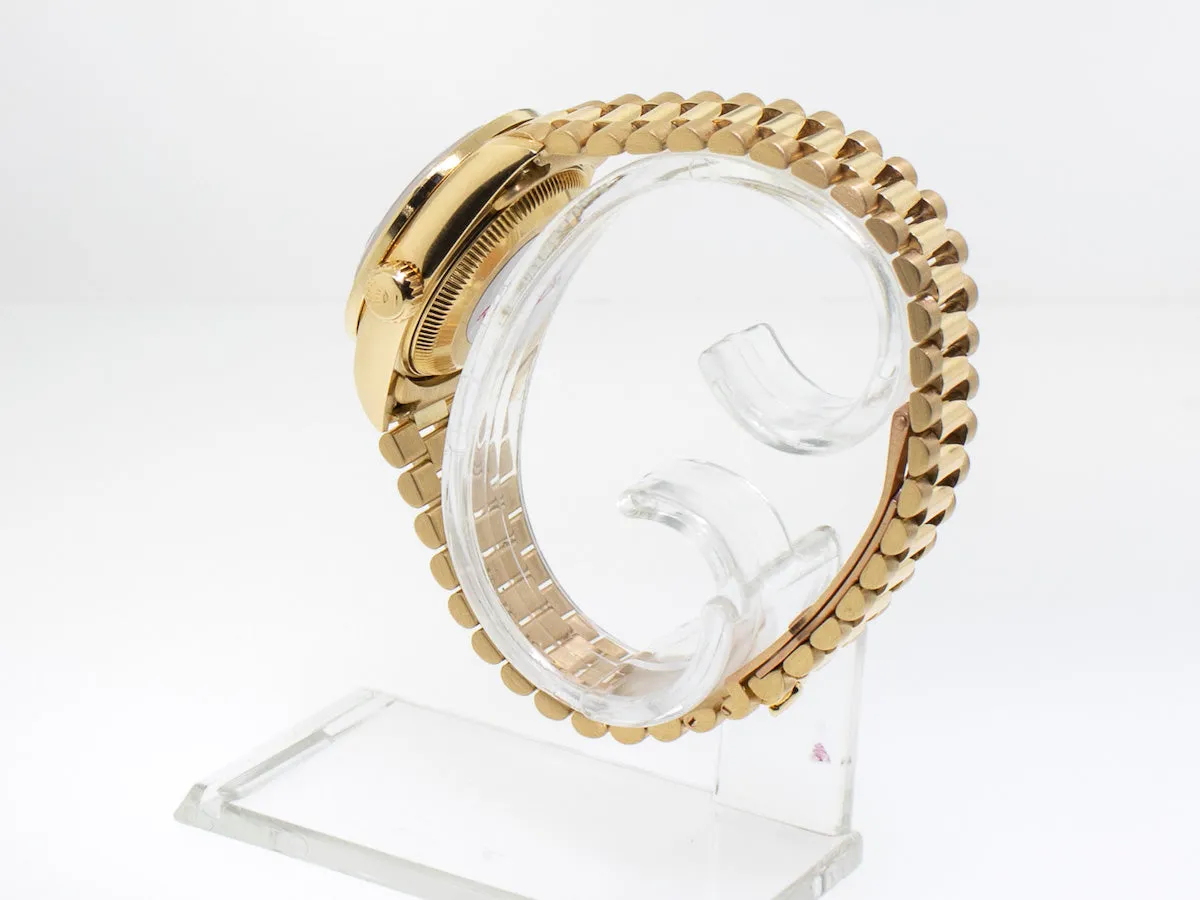 Rolex Lady-Datejust 26mm Yellow Gold Black Diamond Dial & Bezel 79178