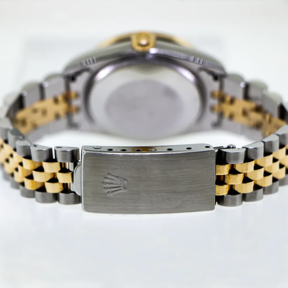 Rolex Lady-Datejust 31mm Yellow Gold Steel Champagne Jubilee Diamond Dial & Bezel 68273