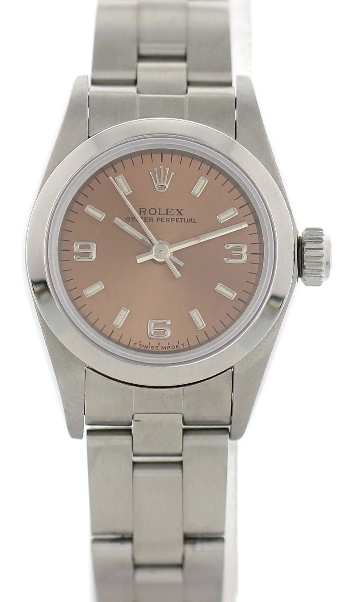 Rolex Oyster Perpetual 67180 Salmond Dial Ladies Watch