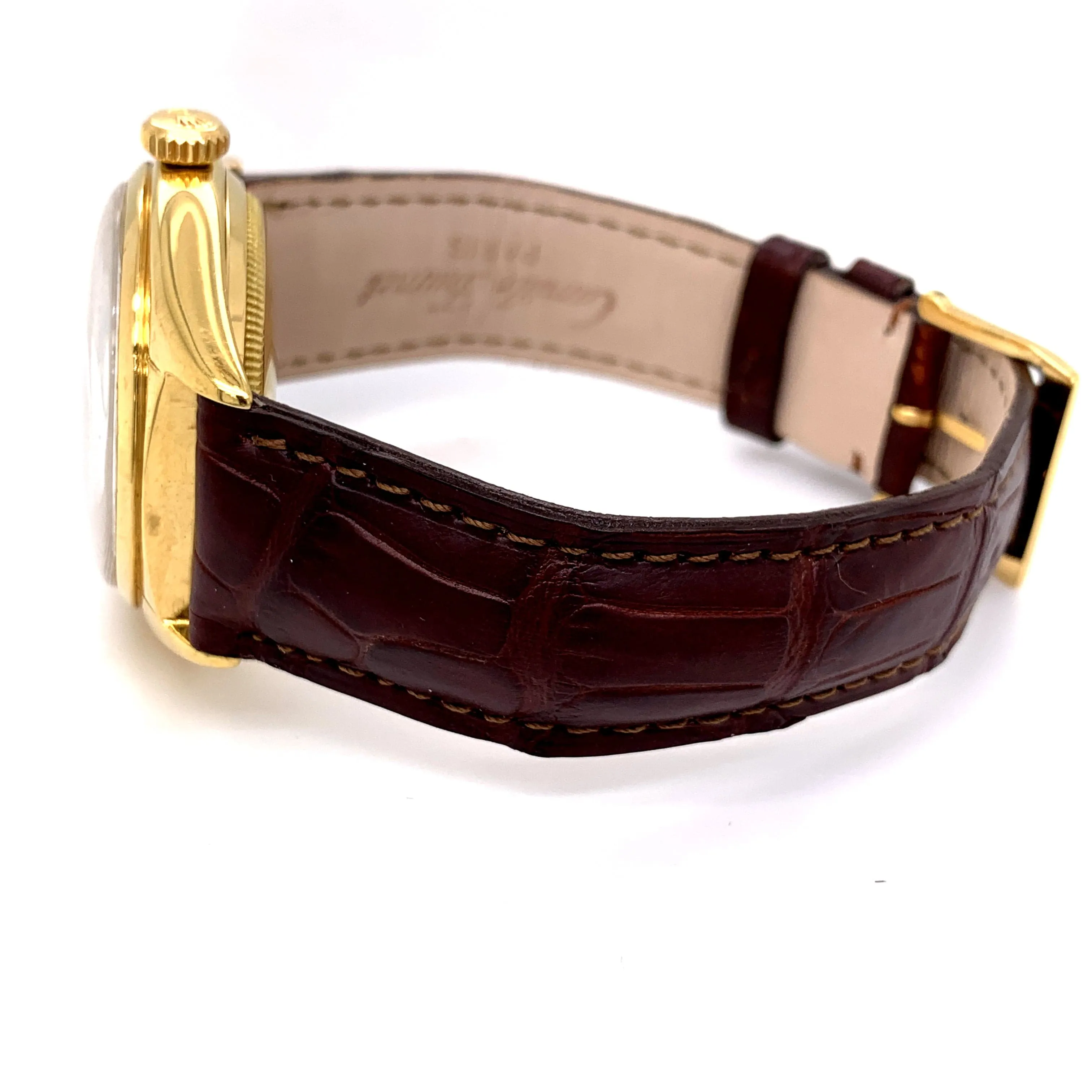 Rolex Oyster Perpetual Bubble Back 18K Yellow Gold 36MM 5030 - Pre-Owned