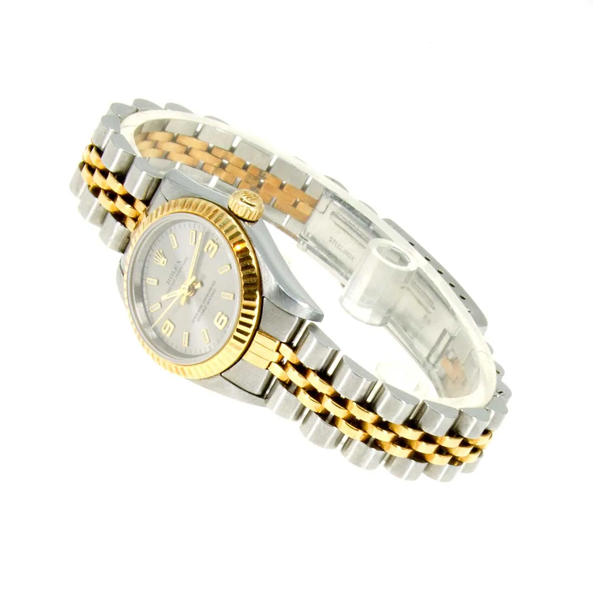 Rolex Oyster Perpetual SS/18K No Date