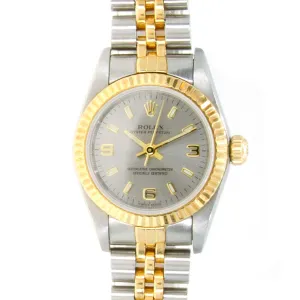 Rolex Oyster Perpetual SS/18K No Date