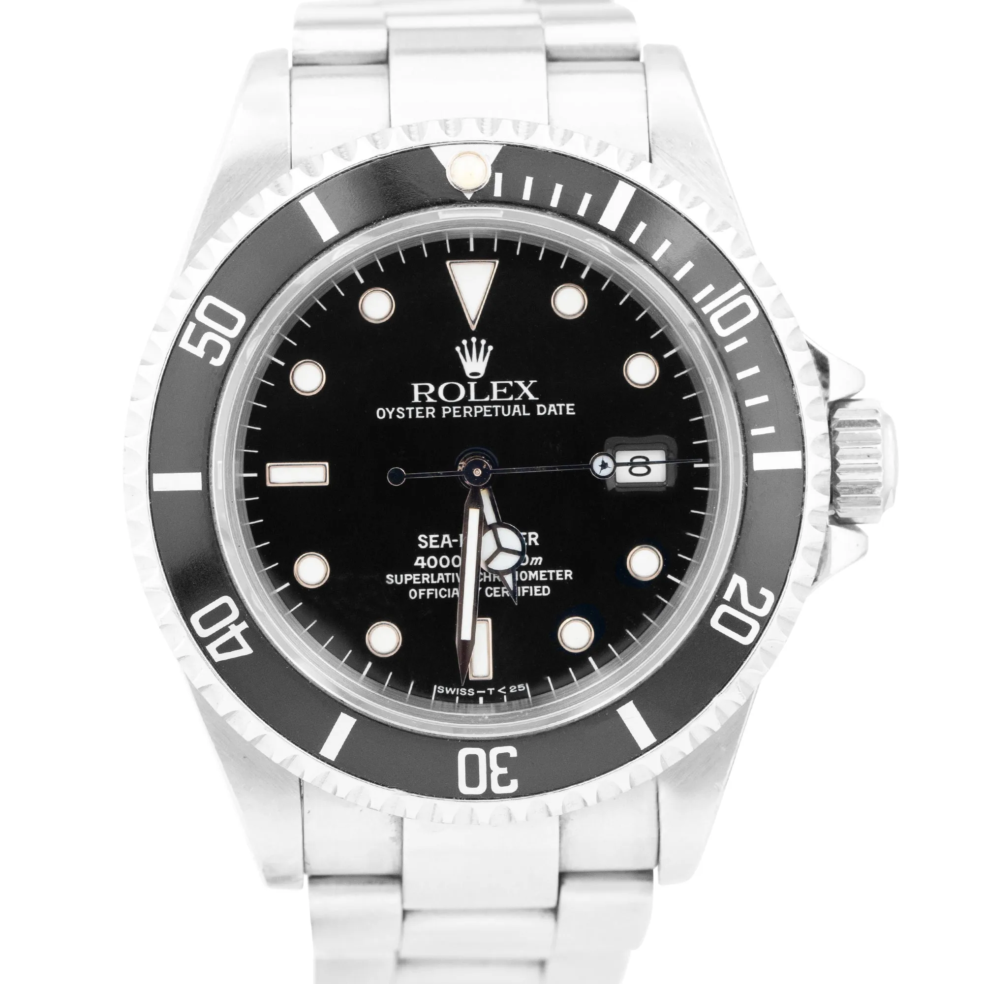 Rolex Sea-Dweller 40mm Stainless Steel Black Automatic Oyster Date Watch 16600